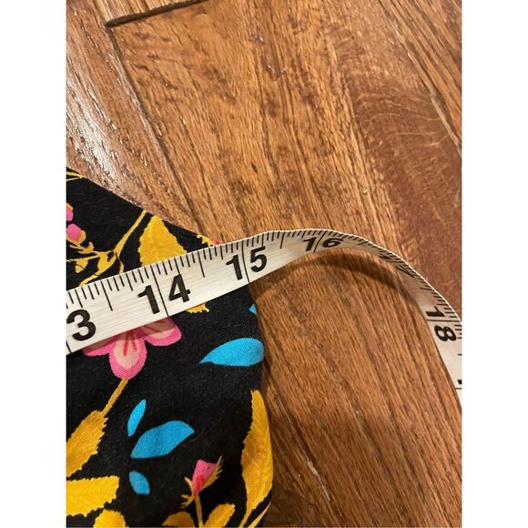 Express black floral tank midi dress size xs - Picture 11 of 11
